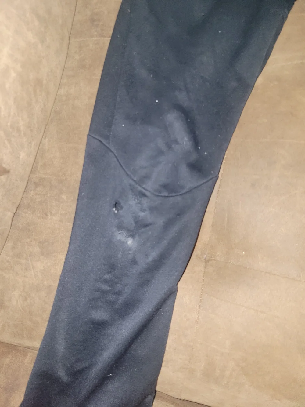 Nike Black Track Pants with White Swoosh